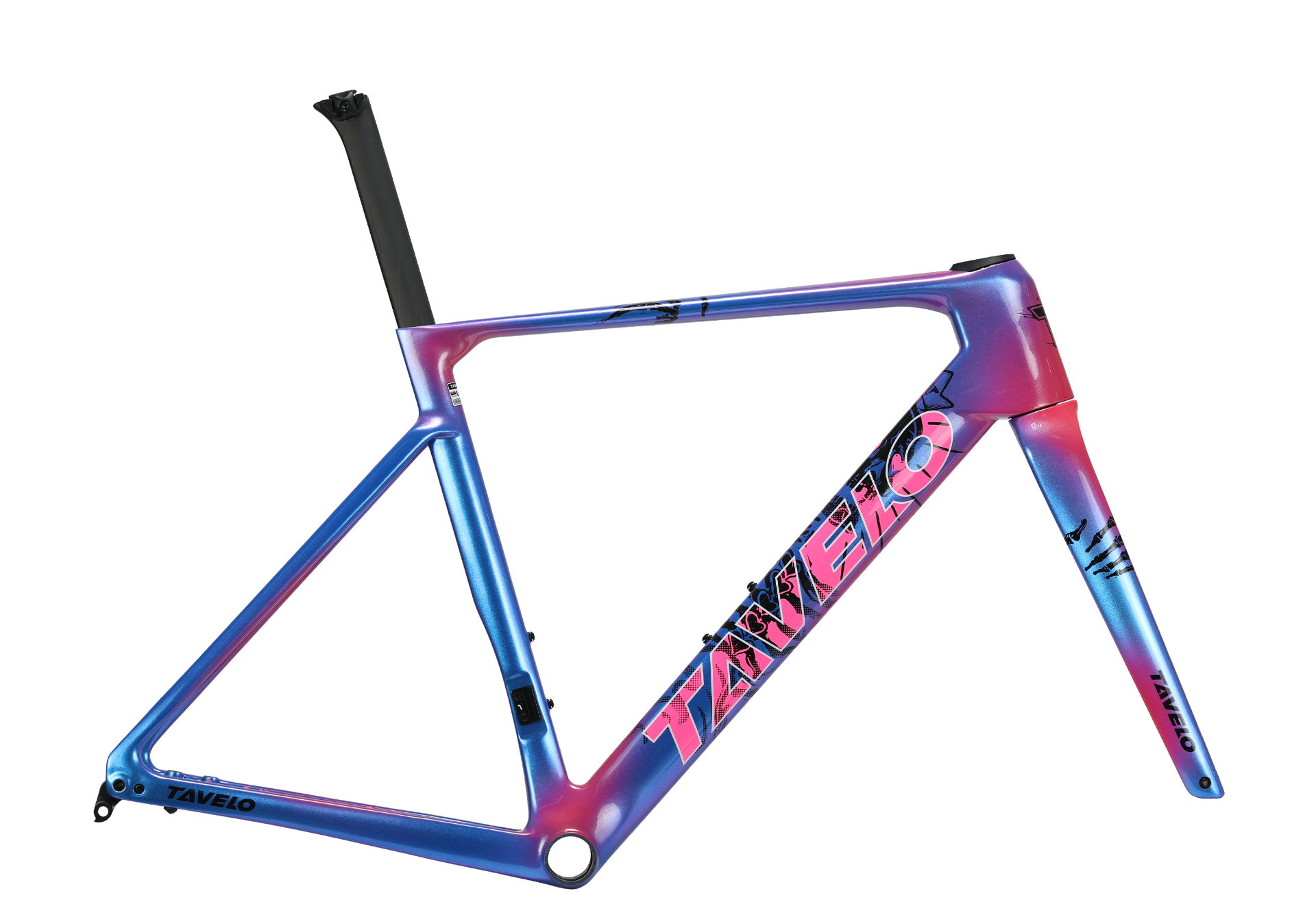 TAVELO Arow Frameset - Neo Blue | €1.999,-